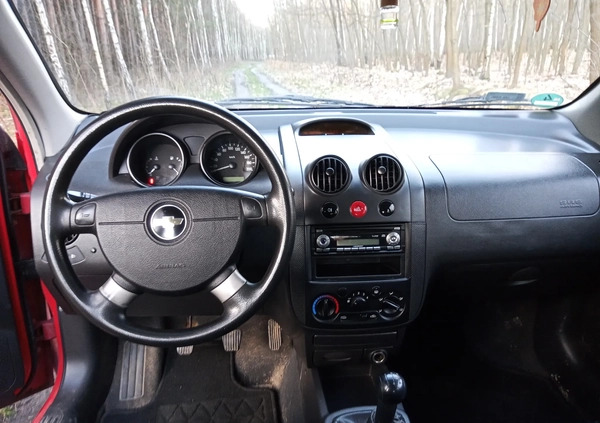 Chevrolet Aveo cena 7500 przebieg: 117000, rok produkcji 2006 z Tarnobrzeg małe 29